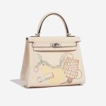 Hermès KellyInAndOut 25 Nata Side Front  | Sell your designer bag on Saclab.com