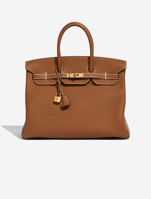 Hermès Birkin 35 Gold Front | Verkaufen Sie Ihre Designer-Tasche auf Saclab.com