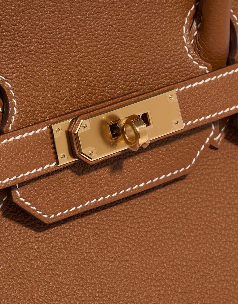 Hermès Birkin 35 Gold Closing System  | Sell your designer bag on Saclab.com