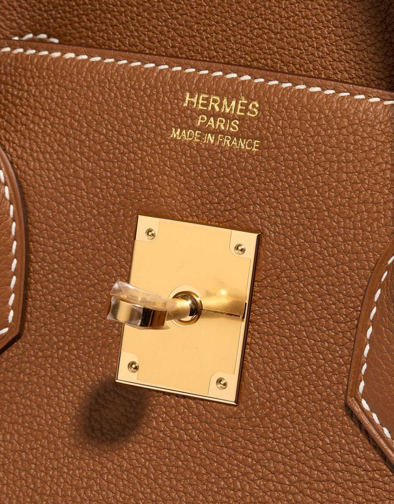 Hermès Birkin 35 Gold Logo  | Sell your designer bag on Saclab.com