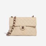 Chanel Timeless Jumbo Beige Front  | Sell your designer bag on Saclab.com