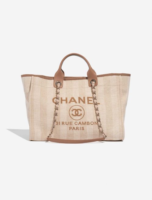 Chanel Deauville Medium Beige Front | Vendre votre sac de créateur sur Saclab.com