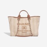 Chanel Deauville Medium Beige Front  | Sell your designer bag on Saclab.com
