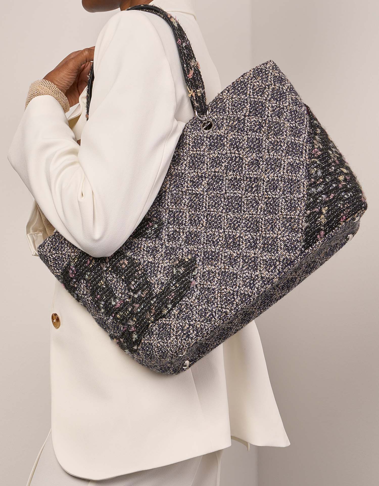 Occasion Chanel sac Shopping Tote GST Tweed Multicolore Multicolore Modèle | Vendez votre sac de créateur sur Saclab.com
