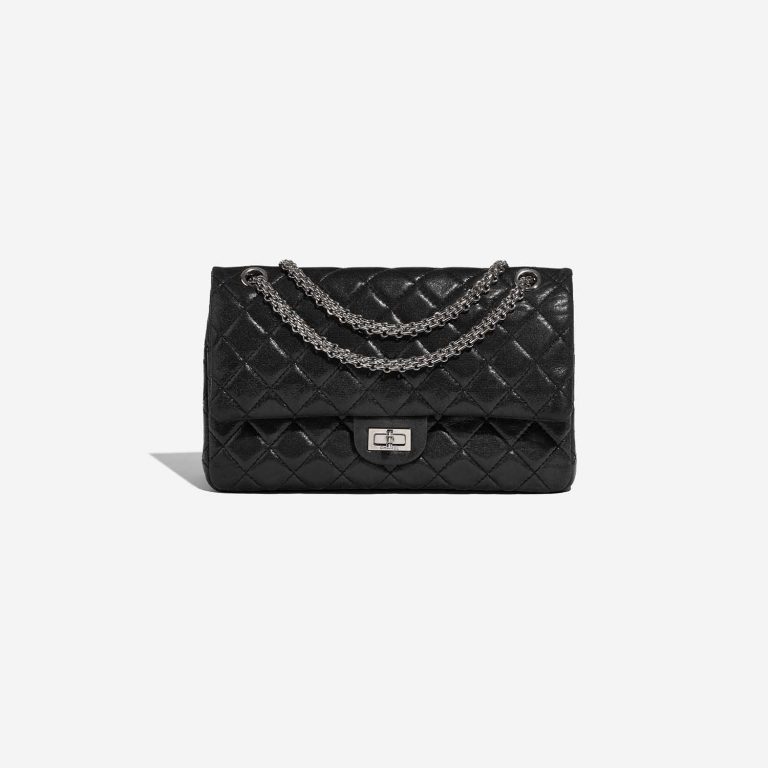 Chanel 255 226 Black Front  | Sell your designer bag on Saclab.com