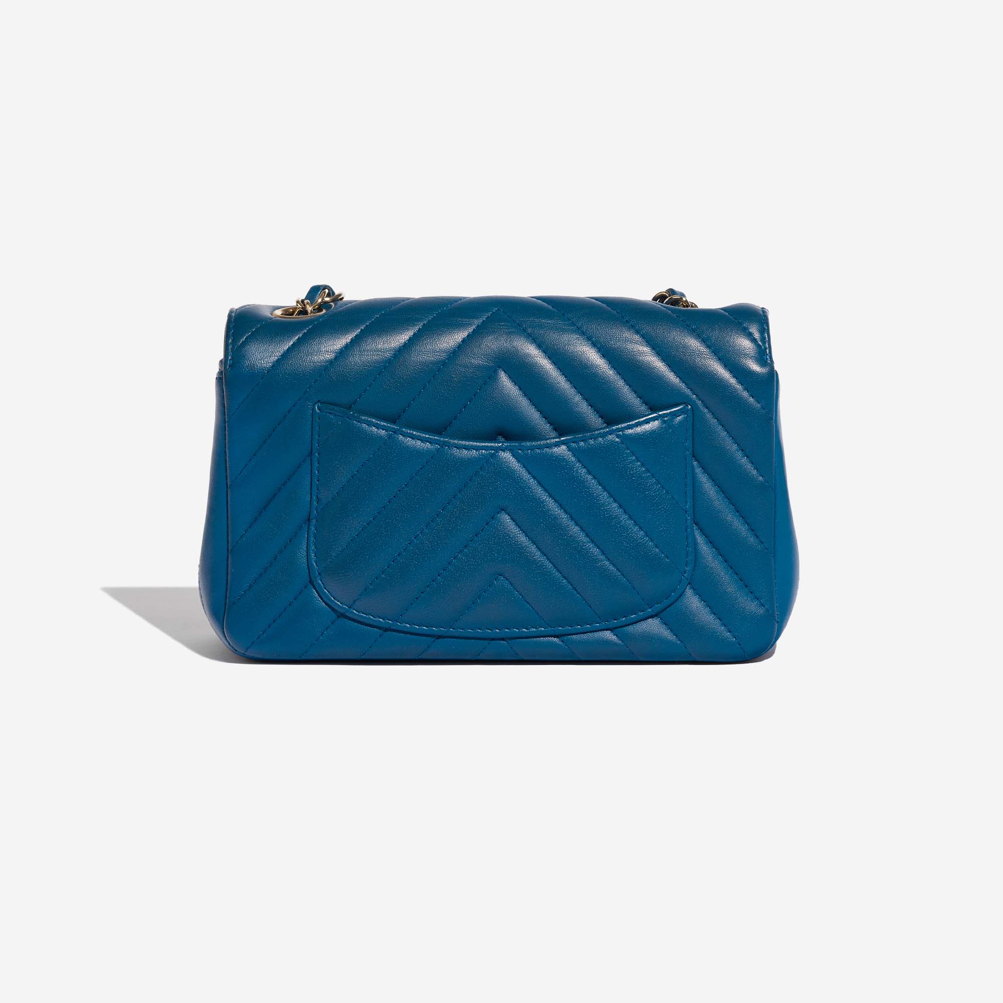 Chanel Timeless MiniRectangulaire Bleu Dos | Vendez votre sac de créateur sur Saclab.com