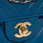 Chanel Timeless MiniRectangular Blue Closing System  | Sell your designer bag on Saclab.com