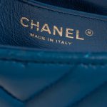 Chanel Timeless MiniRectangular Blue Logo  | Sell your designer bag on Saclab.com