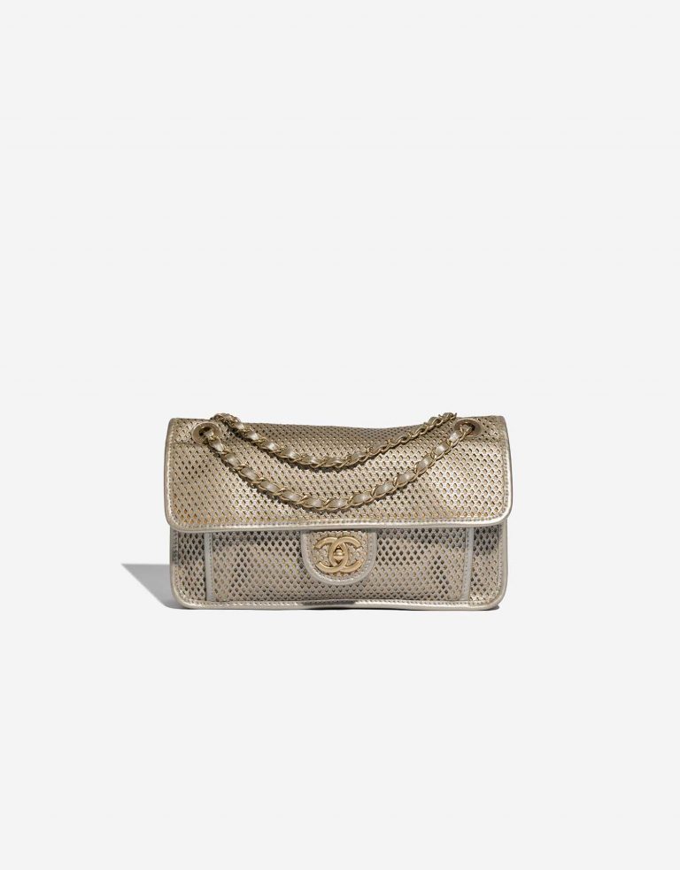 Chanel Timeless Medium Gold Front  | Sell your designer bag on Saclab.com