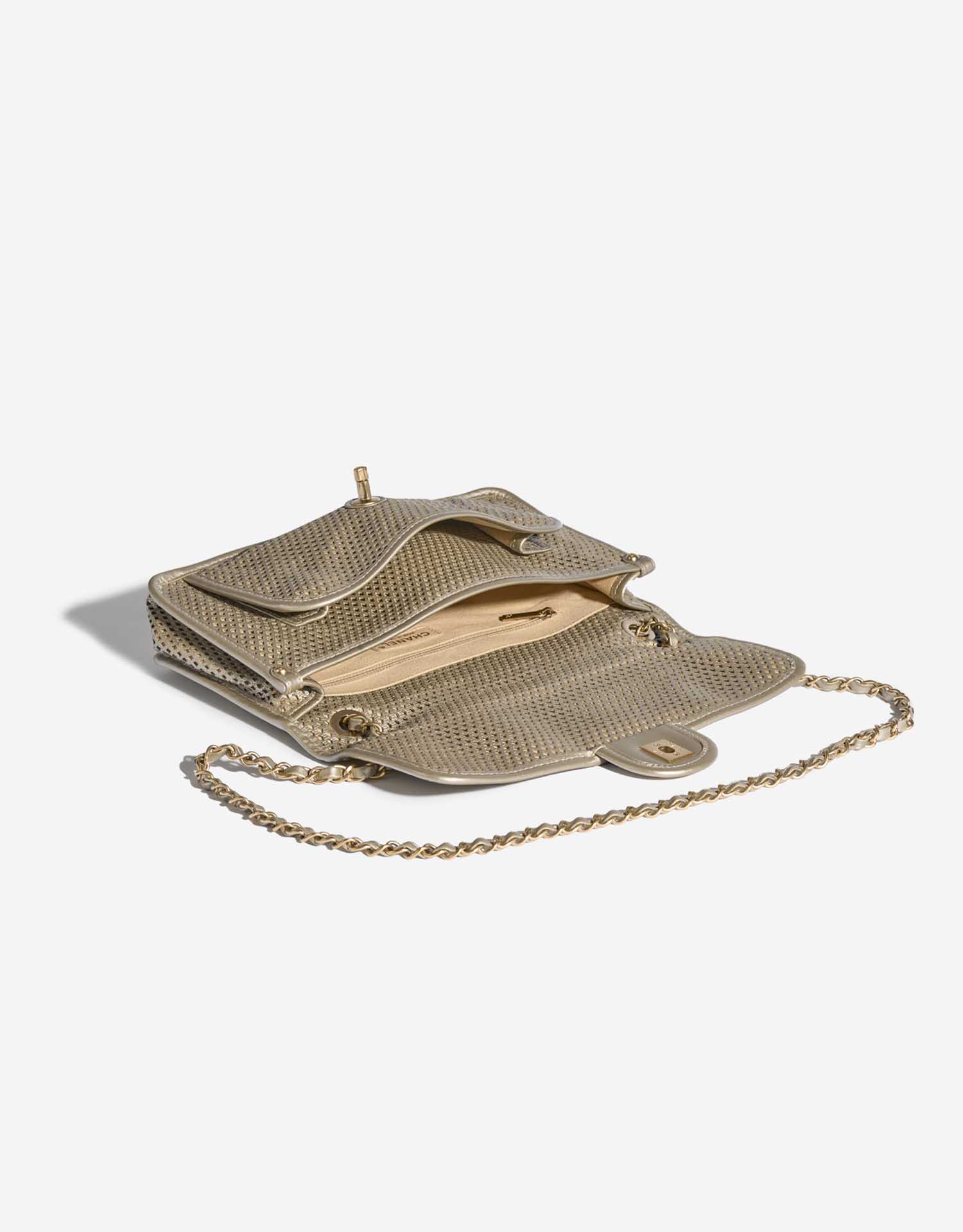 Chanel Timeless Medium Gold Inside  | Sell your designer bag on Saclab.com