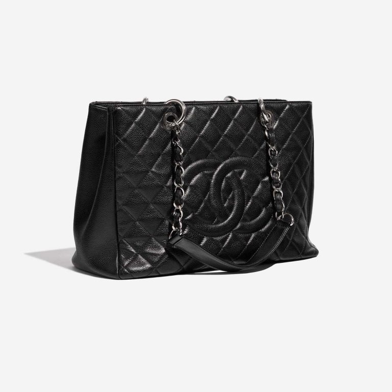 Chanel GST Black Side Front | Verkaufen Sie Ihre Designer-Tasche auf Saclab.com