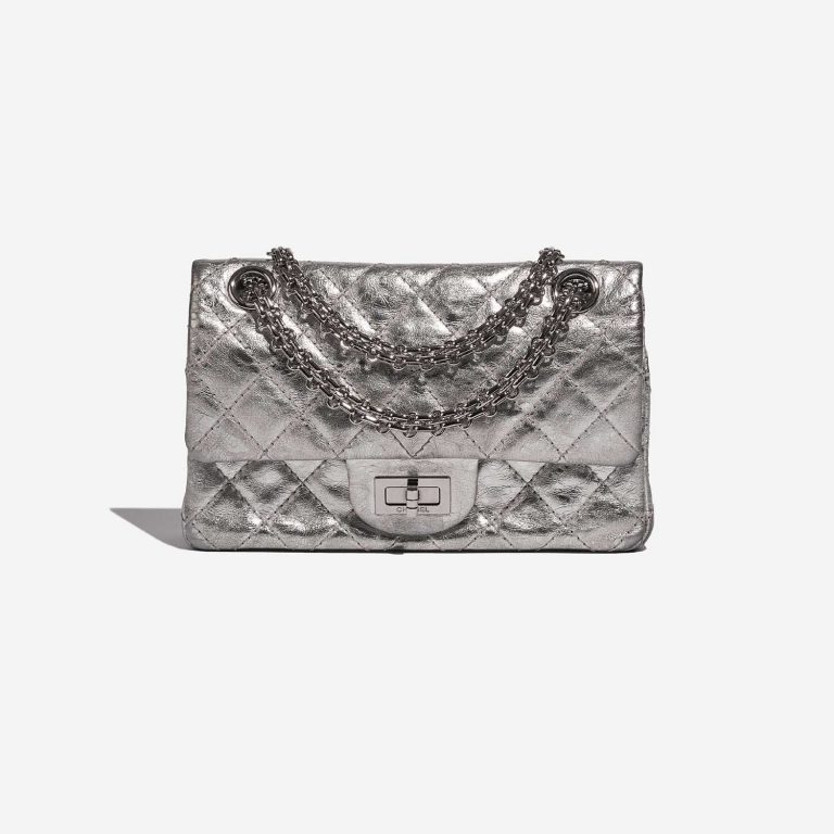 Chanel 255Reissue 224 Silver Front  | Sell your designer bag on Saclab.com