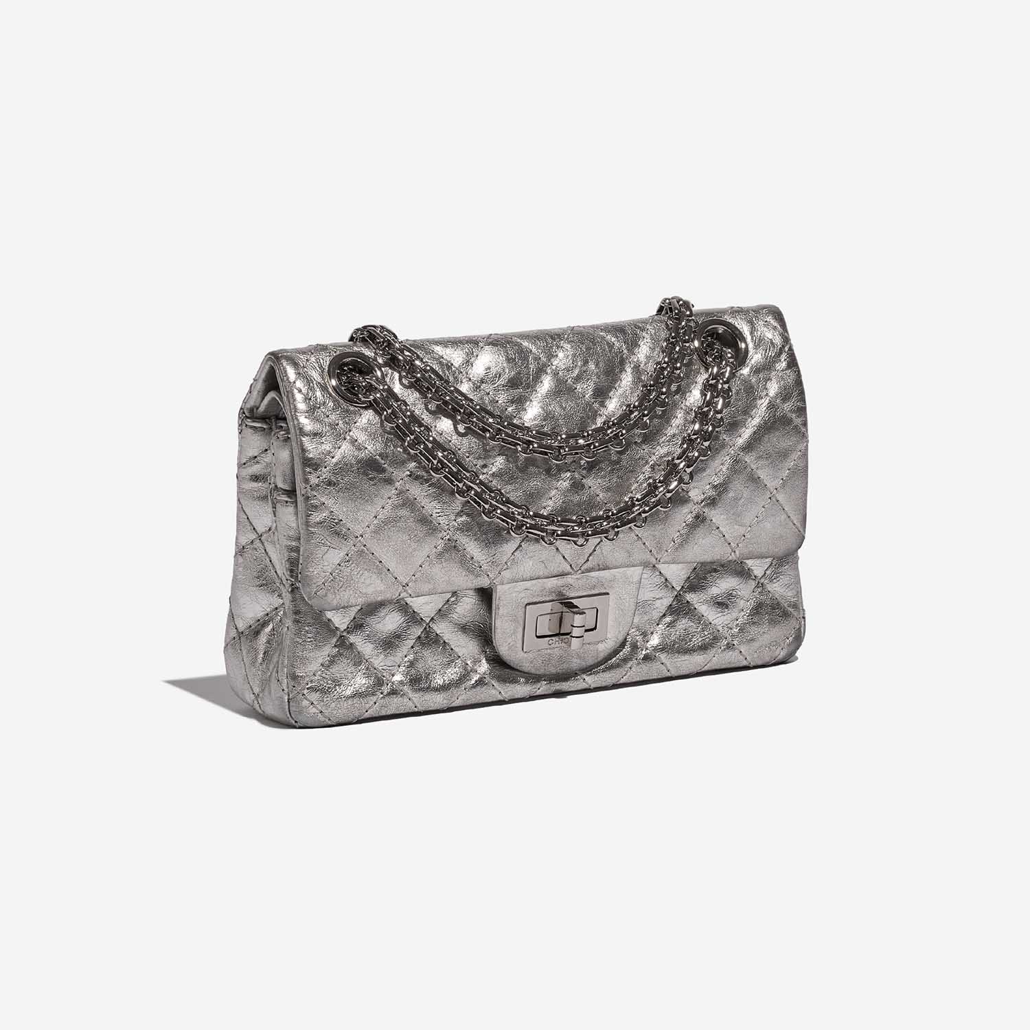 Chanel 2.55 Reissue 224 Aged Calf Silver
