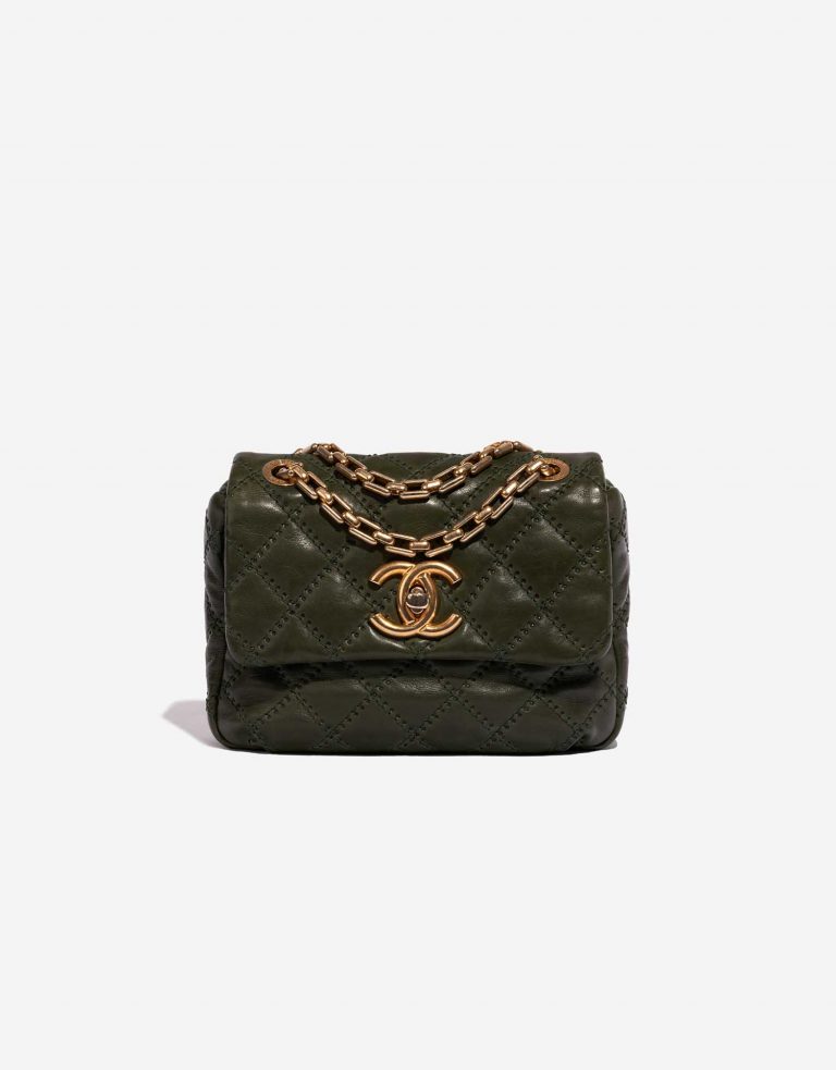 Chanel Timeless Small Green Front  | Sell your designer bag on Saclab.com