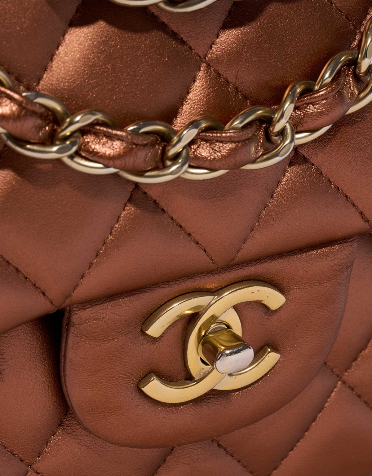 Chanel Timeless Jumbo Lamb Copper | SACLÀB