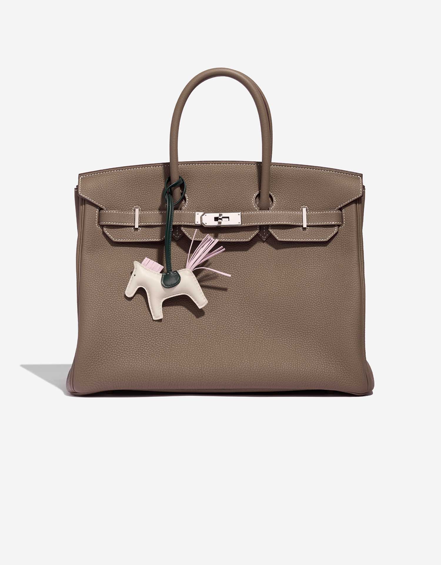 Hermes Rodeo PM Bag Charm Craie / Vert Cypress / Mauve Pale – Mightychic