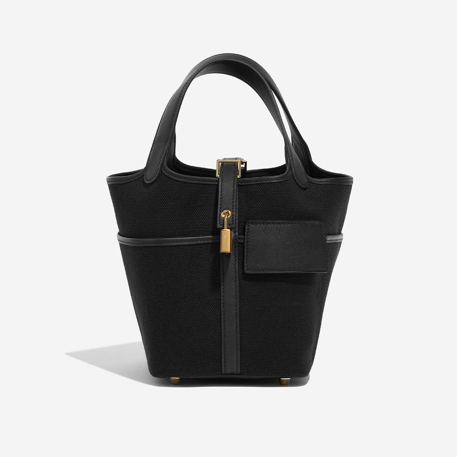 Hermès PicotinCargo 18 Black Front | Vendez votre sac de créateur sur Saclab.com