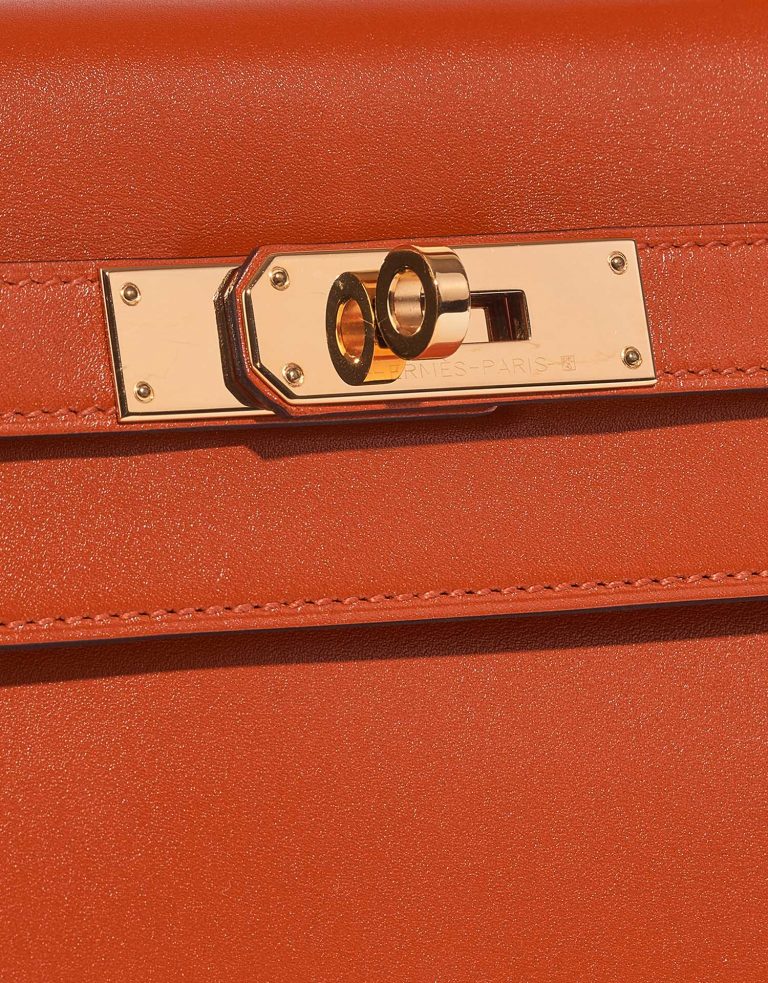 Hermès Kelly 28 TerreBattue Closing System  | Sell your designer bag on Saclab.com