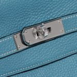 Hermès Kelly 35 BlueJean Closing System  | Sell your designer bag on Saclab.com