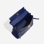 Hermès Kelly 32 BlueEncre Inside  | Sell your designer bag on Saclab.com