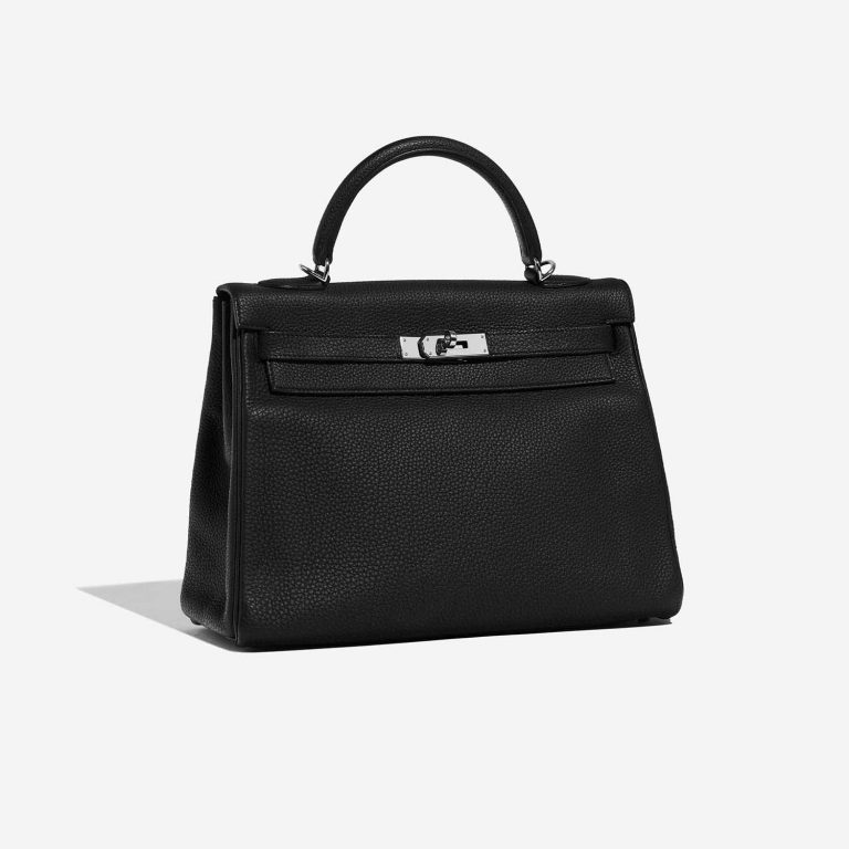 Hermès Kelly 32 Black Side Front  | Sell your designer bag on Saclab.com