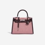 Hermès Kelly 28 Ecru-RougeSellier-Anemone-Brique Front  | Sell your designer bag on Saclab.com