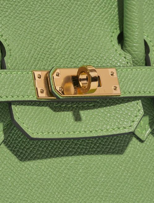 Hermès Birkin 25 VertCriquet Closing System  | Sell your designer bag on Saclab.com