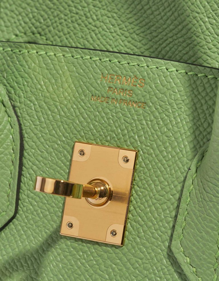 Hermès Birkin 25 VertCriquet Logo  | Sell your designer bag on Saclab.com