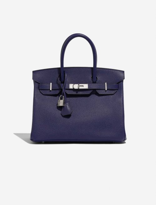 Hermès Birkin 30 BlueEncre Front  | Sell your designer bag on Saclab.com