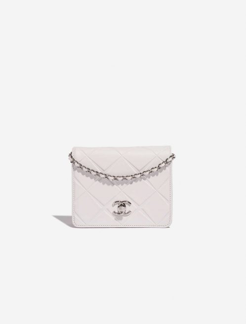 Chanel Timeless MiniFlap White Front  | Sell your designer bag on Saclab.com