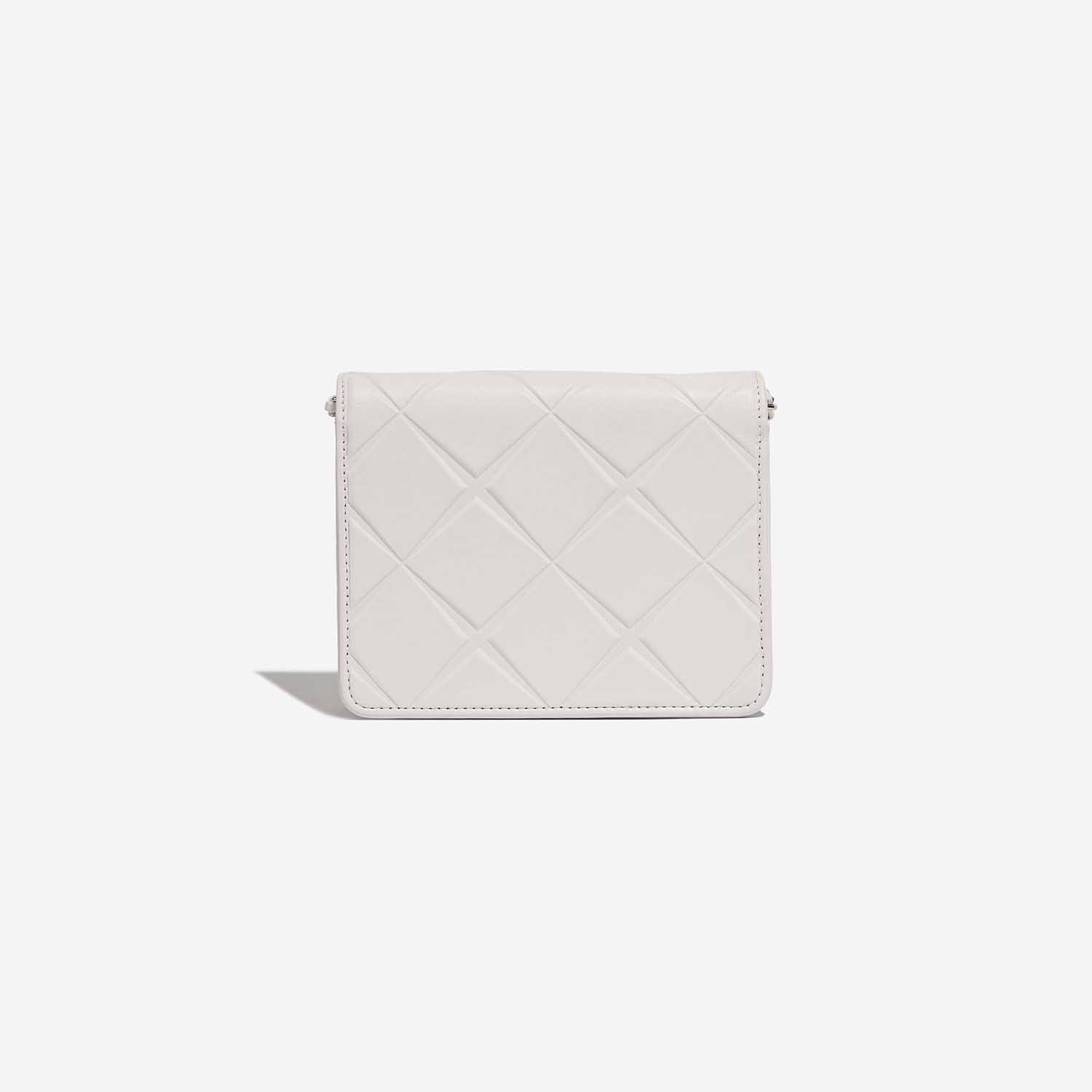 Chanel Timeless MiniFlap White Back  | Sell your designer bag on Saclab.com