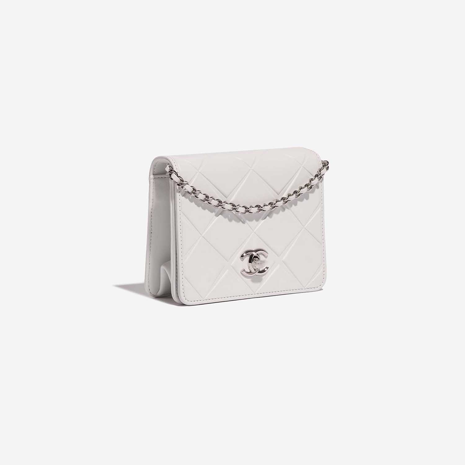 Chanel Timeless MiniFlap White Side Front | Verkaufen Sie Ihre Designer-Tasche auf Saclab.com
