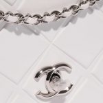 Chanel Timeless MiniFlap White Closing System  | Sell your designer bag on Saclab.com