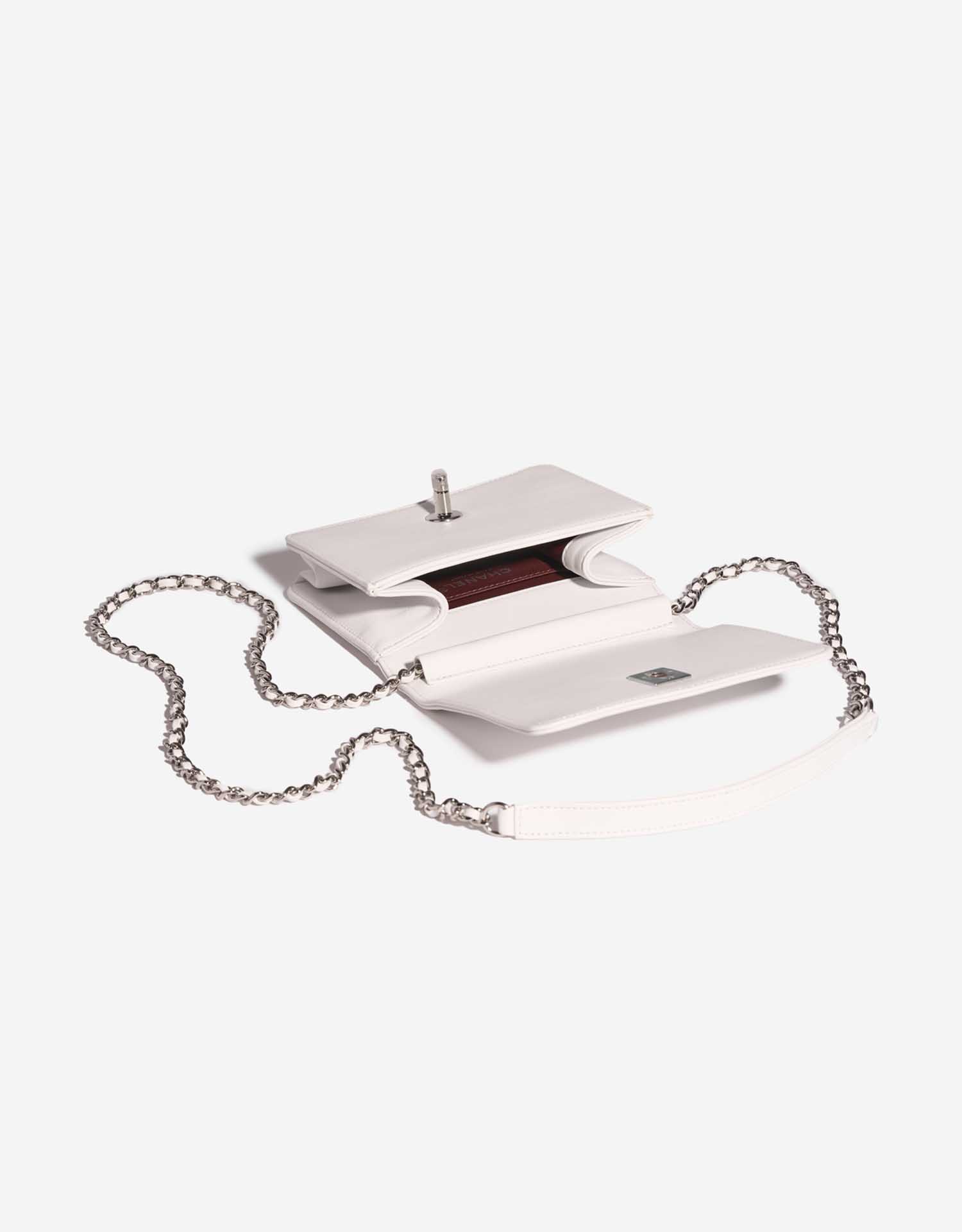 Chanel Timeless MiniFlap White Inside  | Sell your designer bag on Saclab.com