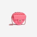 Chanel TimelessHeart Medium Pink Side Front  | Sell your designer bag on Saclab.com