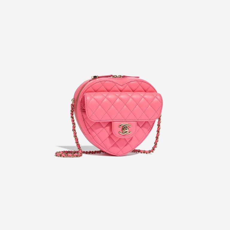 Chanel TimelessHeart Medium Pink Side Front | Vendez votre sac de créateur sur Saclab.com