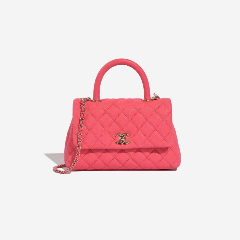 Chanel TimelessHandle Small Pink Front  | Sell your designer bag on Saclab.com