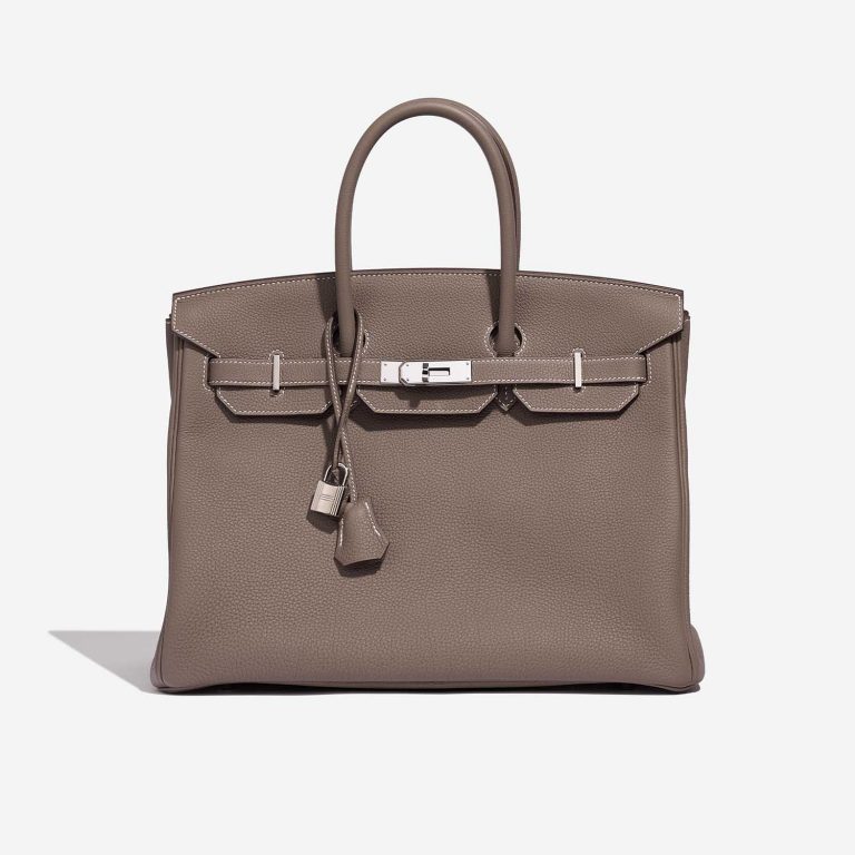 Hermès Birkin 35 Etoupe Front  | Sell your designer bag on Saclab.com