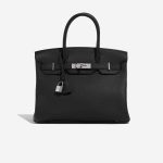 Hermès Birkin 30 Black Front  | Sell your designer bag on Saclab.com