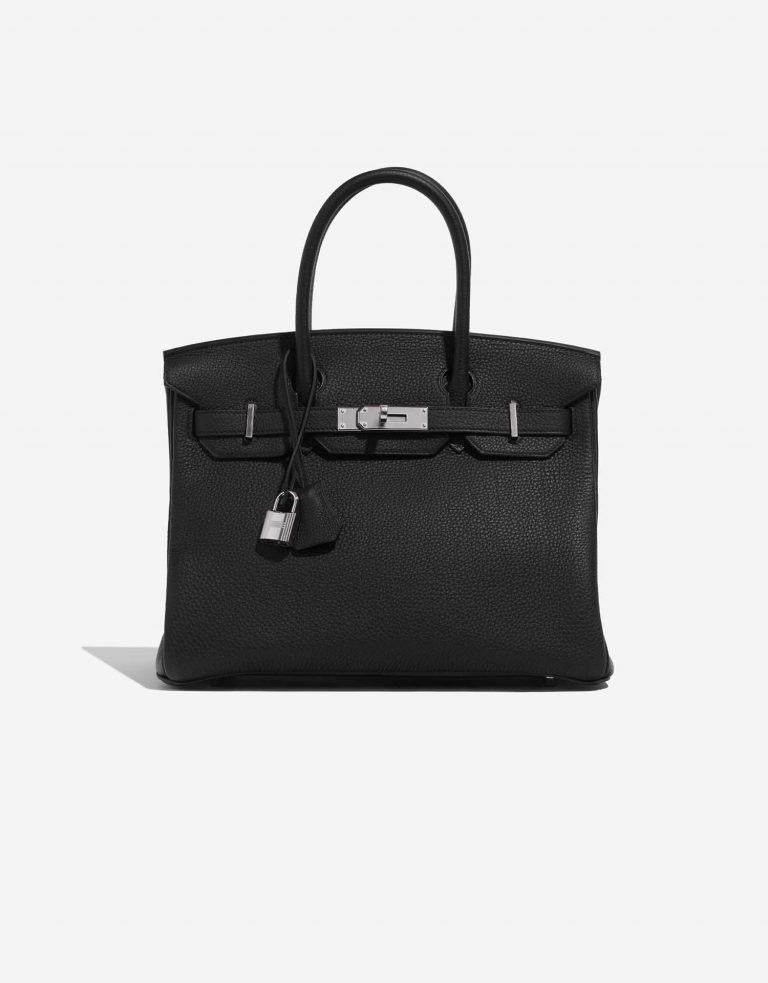 Hermès Birkin 30 Black Front  | Sell your designer bag on Saclab.com