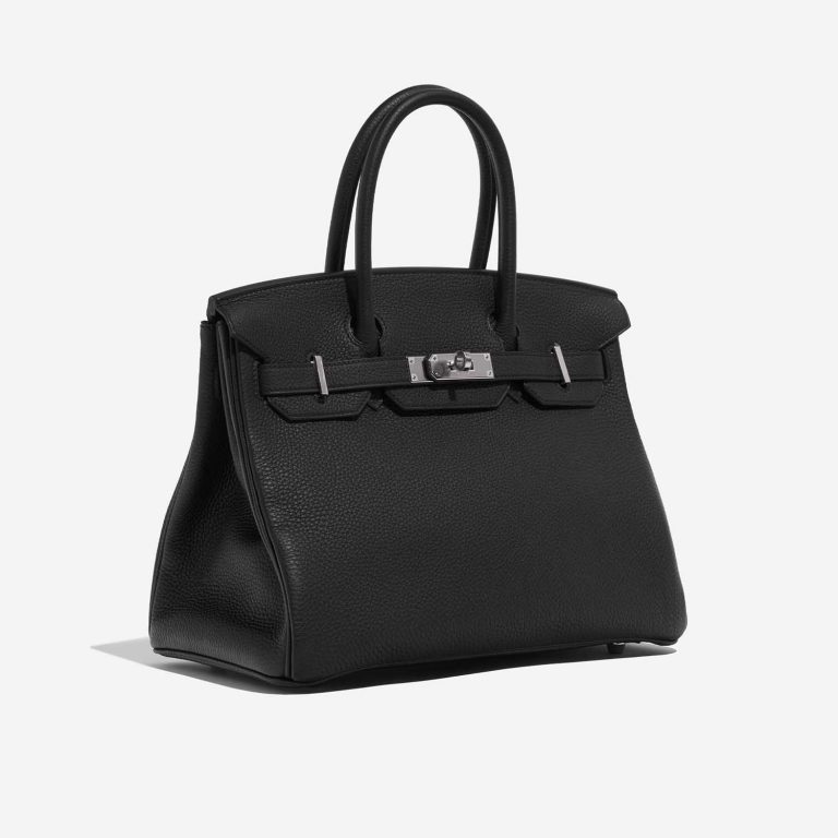 Hermès Birkin 30 Black Side Front  | Sell your designer bag on Saclab.com