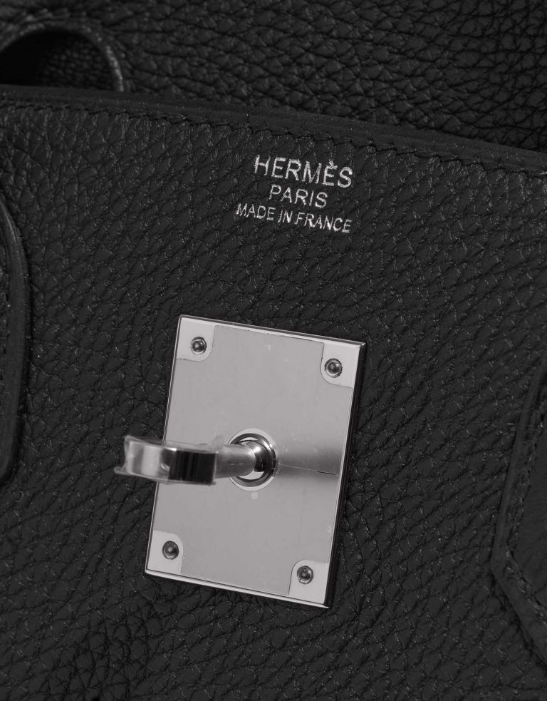 Hermès Birkin 30 Black Logo  | Sell your designer bag on Saclab.com