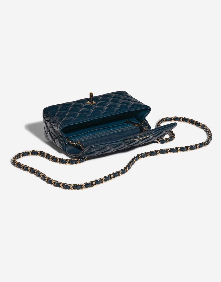 Chanel Timeless MiniRectangular DarkBlue Inside  | Sell your designer bag on Saclab.com