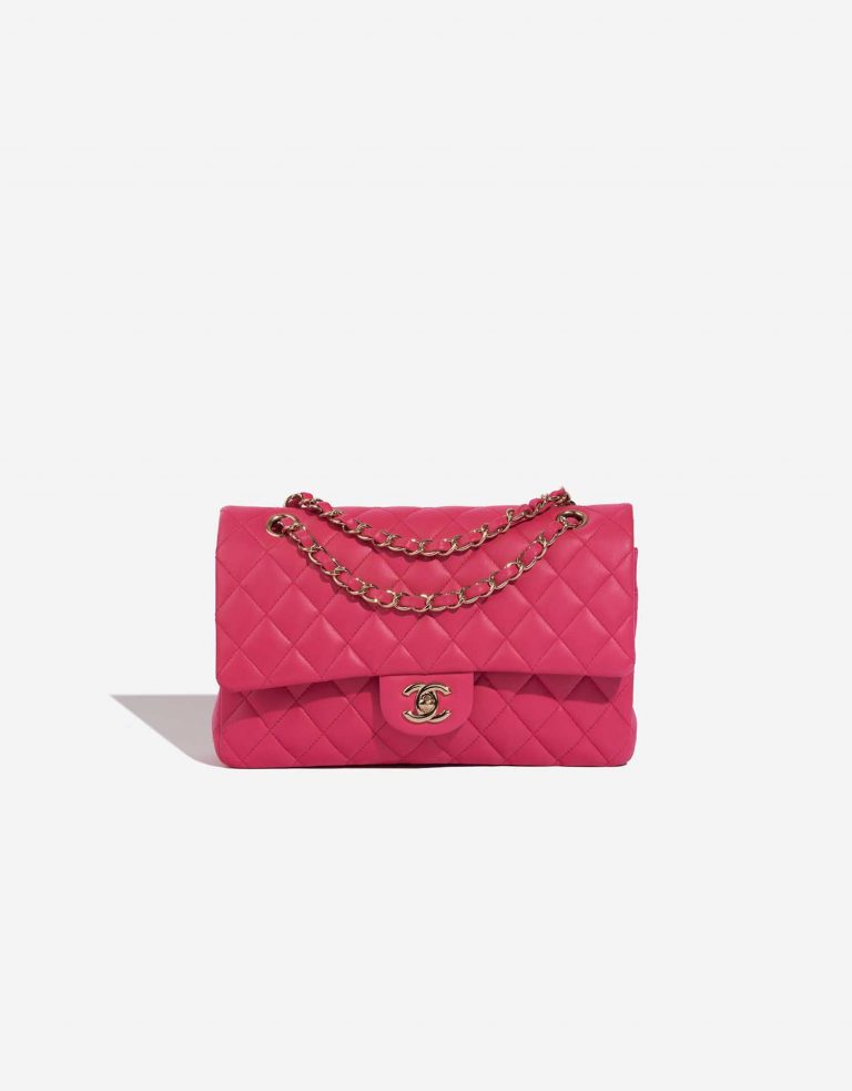 Chanel Timeless Medium Pink Front  | Sell your designer bag on Saclab.com