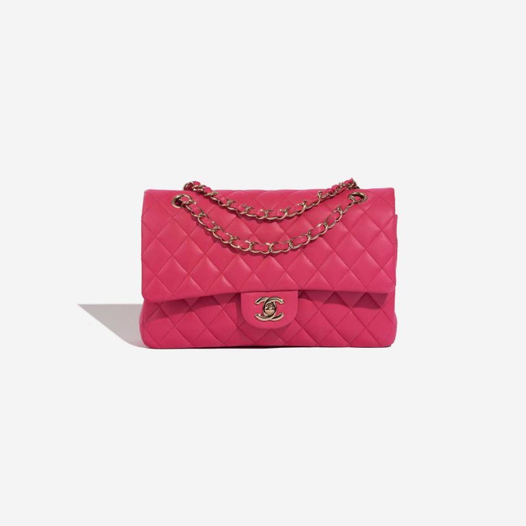 Chanel Timeless Medium Pink Front  | Sell your designer bag on Saclab.com