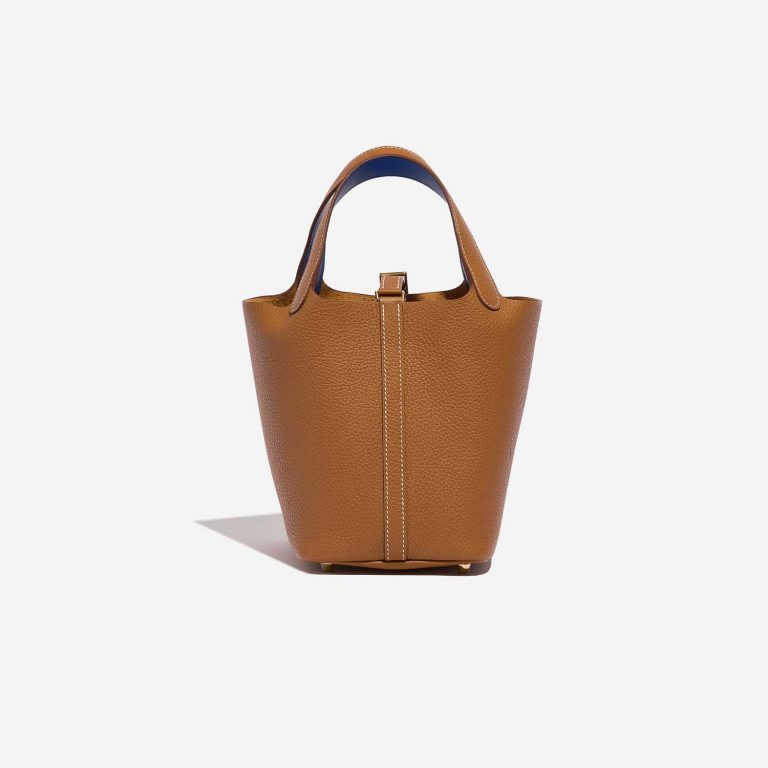 Hermès Picotin 18 Gold-BleuRoyal Back  | Sell your designer bag on Saclab.com