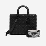 Dior Lady Large Black Front | Verkaufen Sie Ihre Designer-Tasche auf Saclab.com