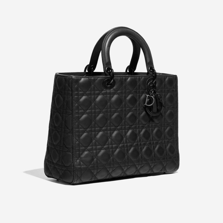 Dior Lady Large Black Side Front | Verkaufen Sie Ihre Designer-Tasche auf Saclab.com