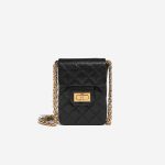 Chanel 255 Reissue Mini Black Front  | Sell your designer bag on Saclab.com