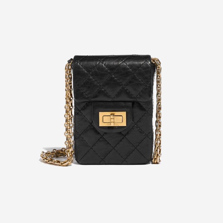 Chanel 255 Reissue Mini Black Front  | Sell your designer bag on Saclab.com